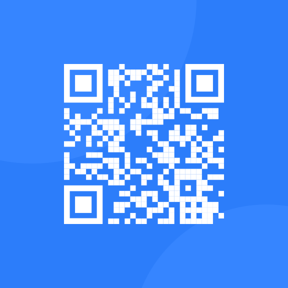 Image of a QR code that links to the Frontend Mentor website.